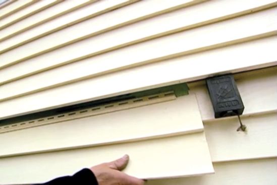 This will allow the patch to overlap the siding to either side of it.