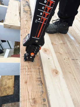 Designed to be used vertically, Simpson Strong-Tie’s Timber Drive can be used with SST structural screws ranging in size from #10 to #14 and from 3 to 6 1/4 inches long