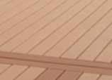 Figure 3. One way to deal with the greater expansion and contraction of all-plastic decking is to avoid long lengths. Adding planks perpendicular to the main run not only adds interest, it allows for expansion joints.