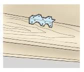 Figure 2. For situations where it's not possible to verify how well the floor above is nailed to the joist where a tension anchor is to be attached, hardware manufacturers provide an alternative method. Illustration by Chuck Lockhart.