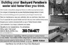 Figure 1. Your existing customer base is the best place to start looking for outdoor-kitchen jobs. The author sends out custom postcards to inform former clients of this part of his business.