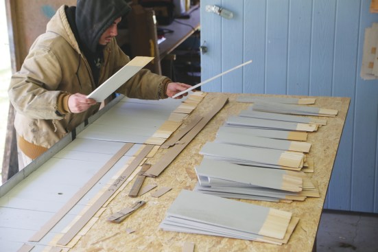 The wave shingles in the first course are placed directly over the base course, with the joints offset a minimum 1 1/2 inches.