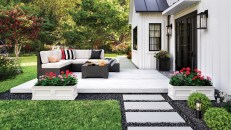 Bison Level.Up adjustable deck pedestals replace concrete footers and posts for decks up to 20 inches high (including the surface).